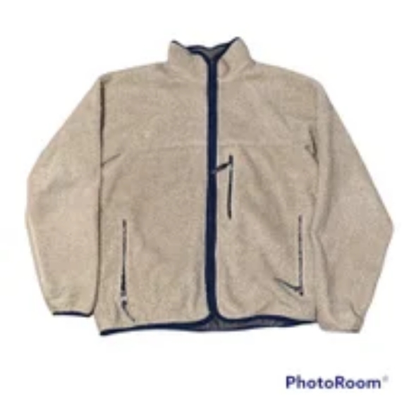 Vintage Patagonia Mens Retro Deep Pile Full Zip Fleece Jacket USA 1997(XL)